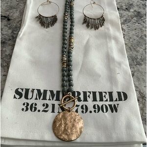 🩵💙🩵💙NECKLACE & EARRINGS 🩵💙🩵💙🩵💙🩵💙🩵💙🩵💙🩵💙🩵💙🩵💙